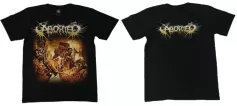 ABORTED  TDM 1348  HOT ROCK T- SHIRTS