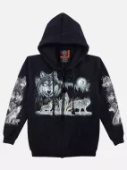 H 097-4222-F (Hoody with ZIP, Rock Eagle)