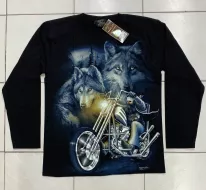 Rock Chang longsleeve LS HD №88 лонгслив,волки,байкер