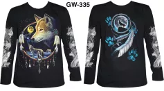 Rock  Eagle longsleeve LS GW 335 (Лонгслив, волк,животные)