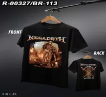 R - 00327 - BR - 113 MEGADEATH (T-shirts,ROCK&TEES, Caballo)