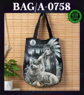 BAG-A - 0758 Caballo  (сумка, волк, индеец)