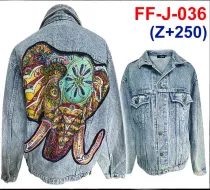 FF-J-036  Rock Angel Jacket Jean