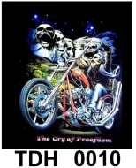 TDH 0010 HOT ROCK t-shirt (байкеры)