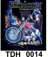 TDH 0014 HOT ROCK t-shirt (байкеры)