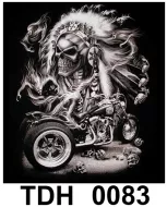 TDH 0083 HOT ROCK t-shirt (байкеры)
