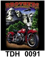 TDH 0091 HOT ROCK t-shirt (байкеры)