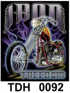 TDH 0092 HOT ROCK t-shirt (байкеры)