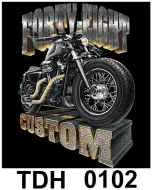 TDH 0102 HOT ROCK t-shirt (байкеры)