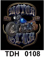 TDH 0108 HOT ROCK t-shirt (байкеры)