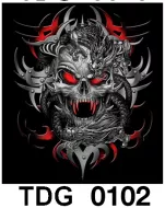 TDG 0102 HOT ROCK t-shirt (черепа)