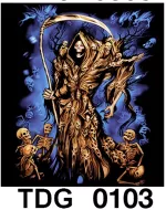 TDG 0103 HOT ROCK t-shirt (черепа)
