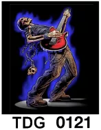 TDG 0121 HOT ROCK t-shirt (черепа)
