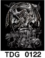 TDG 0122 HOT ROCK t-shirt (черепа)