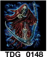 TDG 0148 HOT ROCK t-shirt (черепа)
