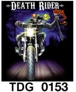 TDG 0153 HOT ROCK t-shirt (черепа)