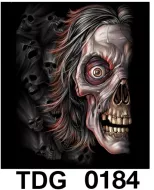 TDG 0184 HOT ROCK t-shirt (черепа)