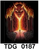 TDG 0187 HOT ROCK t-shirt (черепа)