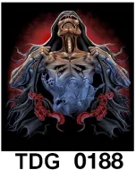 TDG 0188 HOT ROCK t-shirt (черепа)