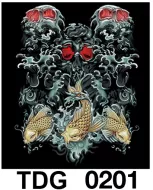 TDG 0201 HOT ROCK t-shirt (черепа)
