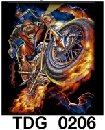TDG 0206 HOT ROCK t-shirt (черепа)
