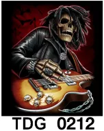 TDG 0212 HOT ROCK t-shirt (черепа)