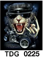TDG 0225 HOT ROCK t-shirt (черепа)