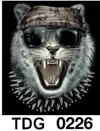 TDG 0226 HOT ROCK t-shirt (черепа)