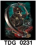 TDG 0231 HOT ROCK t-shirt (черепа)