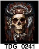 TDG 0241 HOT ROCK t-shirt (черепа)