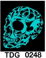 TDG 0248 HOT ROCK t-shirt (черепа)