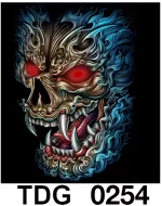 TDG 0254 HOT ROCK t-shirt (черепа)