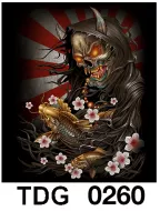 TDG 0260 HOT ROCK t-shirt (черепа)