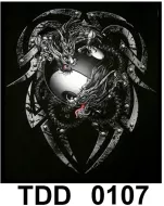 TDD 0107 HOT ROCK t-shirt (дракон)