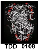 TDD 0108 HOT ROCK t-shirt (дракон)
