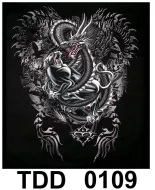 TDD 0109 HOT ROCK t-shirt (дракон)
