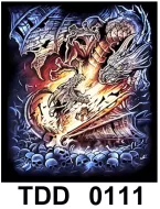 TDD 0111 HOT ROCK t-shirt (дракон)