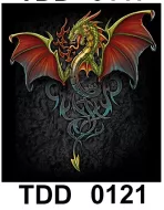 TDD 0121 HOT ROCK t-shirt (дракон)