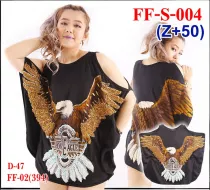 Rock Eagle dress FF- S- 004 (Z+50) D-47,FF-02 (394) (Платье, туника,орёл)