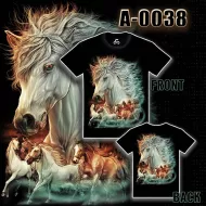 A - 0038 CABALLO T-Shirts, Animal, Лошадь