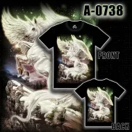 A - 0738 CABALLO T-Shirts, Animal, Пегас