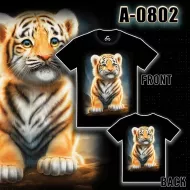 A - 0802 CABALLO T-Shirts, Animal, Тигр