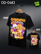 OD - 0483 GARFIELD (Cartoons,футболка Caballo)