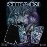 A - 0820 Caballo (shorts) (шорты,волк,животные)