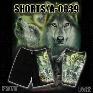 A - 0839 Caballo (shorts) (шорты,волк,животные)