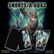 A - 0843 Caballo (shorts) (шорты,волк,животные)