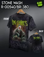 STONE WASH R - 00540 - BR - 380 IN FLAMES (T-shirts,ROCK&TEES, Caballo)