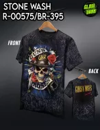 STONE WASH R - 00575 - BR - 395 GUNS N ROSES (T-shirts,ROCK&TEES, Caballo)