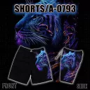 A - 0793 Caballo (shorts) (шорты,тигр)