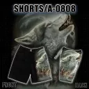 A - 0808 Caballo (shorts) (шорты,волк,животные)